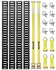 Kit de rieles de sujeción VEVOR E-Track, de 18 piezas, Vista previa de la imagen del producto 2