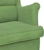 křeslo vidaXL Light Green Velvet Náhled obrázku produktu 7