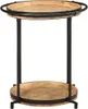 vidaXL Beistelltisch Ø55x60 cm Massivholz Mango Produktbild-Vorschau 1