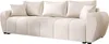 A studio shot of a beige sofa. Produktbild-Vorschau