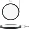 ZMH LED plafondlamp, zwart, plat model, 8W, 3000K (warm Productafbeelding-voorbeeld 4