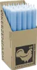 Stabkerzen aus Paraffin, 250/22 mm, Pastellblau, KERZENFARM Produktbild-Vorschau 1