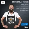 Grill-Schürze mit Spruch personalisierbar personalisierbar Produktbild-Vorschau 3