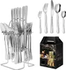 Besteck-Set Besteckset,30 Stück Edelstahl Besteck Set 6 Produktbild-Vorschau 1