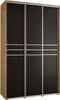 MEBLE KRYSPOL Davos 10 Schrank, drei Türen - 235,2x150x45 Produktbild-Vorschau 1