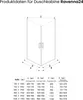 A diagram showing the dimensions of a shower cabin, with a table of measurements. Produktbild-Vorschau