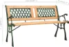 Gartenbank 122 cm Gusseisen und Massivholz Tanne Produktbild-Vorschau 6