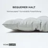 HOMESCAPES 2er Bankauflage grau 100% Baumwolle Produktbild-Vorschau 4