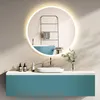 HOKO Miroir de salle de bain design rond 80 cm Vienne avec Voir les images du produit 1