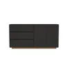 INONEFT Kommode, zwart, hoogglans. Modern sideboard met Productafbeelding-voorbeeld 12