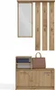 CDF Garderobe | Farbe: Eiche Artisan | Großer Spiegel | Produktbild-Vorschau 4