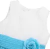 Mädchen Prinzessin Kleid Gr. 128 Cm Blumenmädchenkleider Produktbild-Vorschau 6