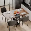 Mondeer Table de cuisine pliante avec 2 étagères et Voir les images du produit 2
