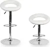 Aga Barhocker MR2036 Weiss Kunstleder bis 150kg belastbar Produktbild-Vorschau 3