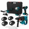 Zestaw narzędzi akumulatorowych Drillpro 4 w 1: wkrętarka Podgląd zdjęcia produktu 1