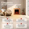 KAMINIO Camino elettrico MATTI - Camino elettrico da terra Anteprima dell’immagine prodotto 2