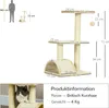 PawHut Kratzbaum 72 cm Katzenturm mit Plüschballen, Produktbild-Vorschau 3