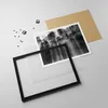 Gerahmtes Poster - Schwarzer Rahmen - Bäume drinnen Nebel - Produktbild-Vorschau 4
