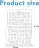 Stück Buchstaben Schablone, Alphabet Malerei, Produktbild-Vorschau 4