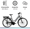 Zündapp Z802 E Bike Trekking 28 Zoll grau/grün Produktbild-Vorschau 3