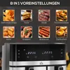 HOMCOM Heißluftfritteuse 8,5L Fritteuse mit Doppelkammer 8 Produktbild-Vorschau 5