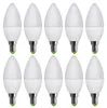 10 x LED Leuchtmittel Kerze 6W = 40W E14 matt 160° kaltweiß Produktbild-Vorschau 1