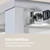 K-Möbel Glasvitrine stehend in Weiss (176x67x33 cm) mit 4 Produktbild-Vorschau 8