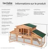Cage XXL pour petits animaux à deux niveaux avec zone de Voir les images du produit 6