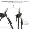 Kinderkraft TUMMIE Seggiolone regolabile 2-in-1 con vassoio Anteprima dell’immagine prodotto 9
