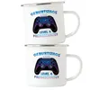 Geburtstagskind Level 6 Freigeschaltet Emaille Tasse Happy Produktbild-Vorschau 2