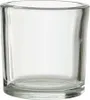 Teelichthalter Kerzenglas HEAVY H. 10cm D. 10cm klar Produktbild-Vorschau 1