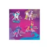 Four My Little Pony figures are displayed against a colorful background. Náhled obrázku produktu