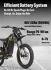 V9 Elektro‑Enduro‑Motorrad für Erwachsene, 48V 20Ah, Produktbild-Vorschau 8