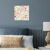 MuchoWow® Poster Blumen - Farben - Muster 30x30 cm - Produktbild-Vorschau 4