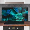 Coloray Küchenrückwand 120x60 Spritzschutz aus Glas - Blume Produktbild-Vorschau 2