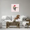 Bild auf Leinwand - Leinwandbild - Einteilig - Grafik Mund Produktbild-Vorschau 6
