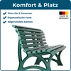 Banc Helgoland, 150 cm, vert Plastique vert foncé Voir les images du produit 11