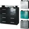 Vladon Sideboard Pavos V2, Kommode mit 4 Schubladen und Produktbild-Vorschau 6