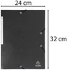 EXACOMPTA Eckspannermappe DIN A4 Karton schwarz Produktbild-Vorschau 5
