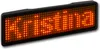 LED Namensschild Orange Name Tag 11x14 Pixel programmierbar Produktbild-Vorschau 1