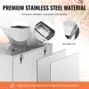 Close-up marketing image of a stainless steel particle filling machine, highlighting its components and material. Náhled obrázku produktu