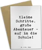 Mr. & Mrs. Panda Glückwunschkarte Spruch Schulanfang Produktbild-Vorschau 1