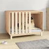 vidaXL Buda dla psa 100x70x72 cm z litego drewna sosnowego Podgląd zdjęcia produktu 2