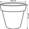 ELHO Obal Pure Round 40 cm, antracit Náhled obrázku produktu 6