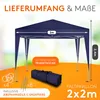 Kronenburg Faltpavillon 2x2m - Wasserfest, UV-Schutz 50+, 0 Produktbild-Vorschau 2