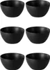 Müslischalen - Ø 14 cm - Schwarz matt - Steingut - 6er Set Produktbild-Vorschau 1
