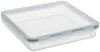 A clear, well-lit studio shot of a plastic food storage container with a lid. Voir les images du produit