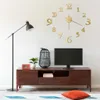 vidaXL Reloj de pared 3D, diseño moderno, color dorado, 100 Vista previa de la imagen del producto 2
