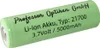 A single green lithium-ion battery with text printed on it, set against a white background. Náhled obrázku produktu