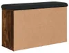 vidaXL Lavice na boty kouřový dub 82x32x50 cm materiál na Náhled obrázku produktu 5